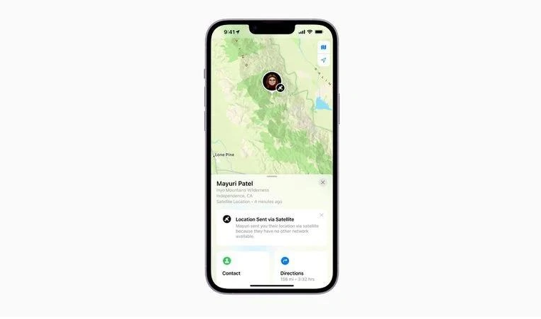 津南苹果14维修分享iPhone14系列中 FindMy功能通过卫星分享位置方法教程 
